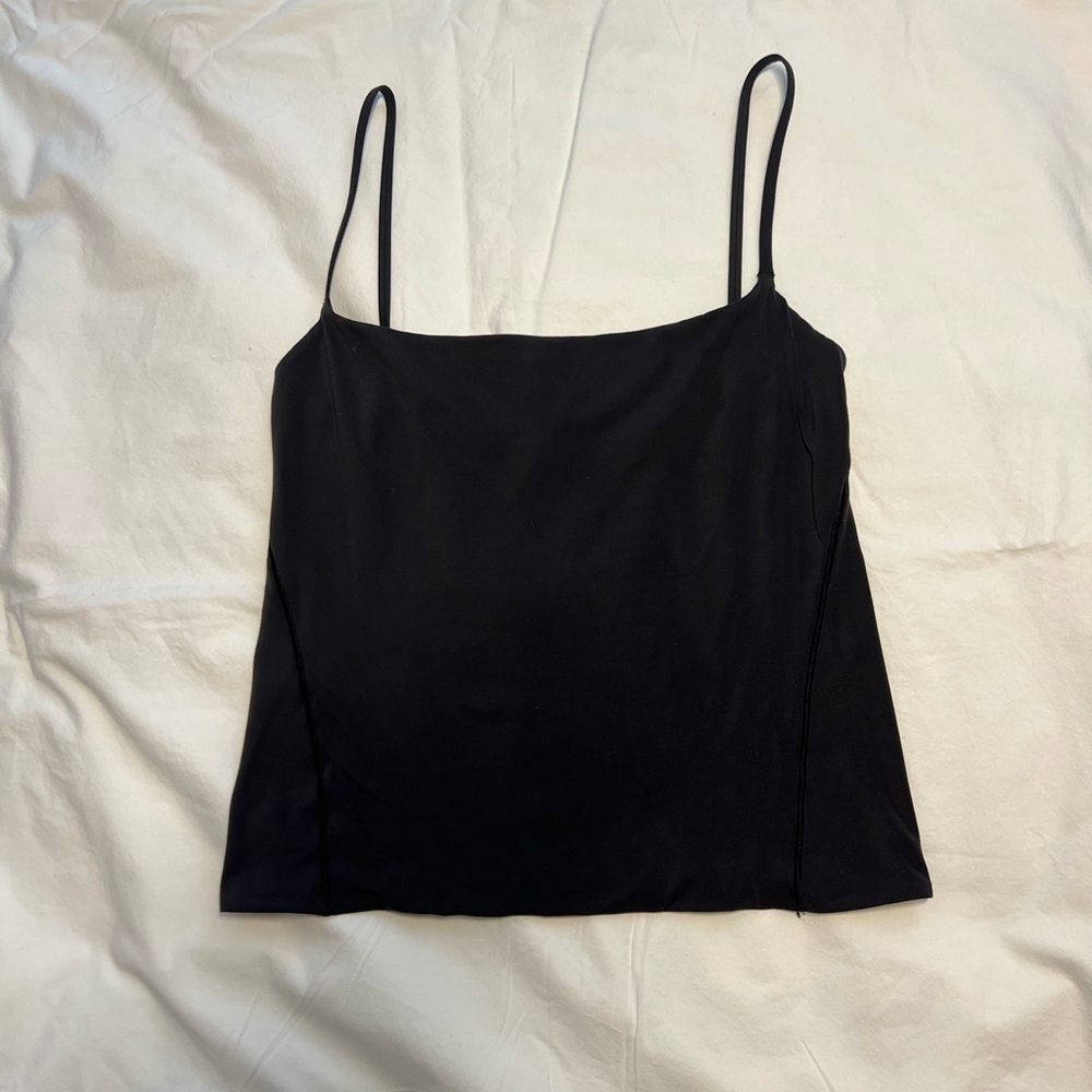 Lululemon Athletica Black Fitted Camisole with Spaghetti Straps